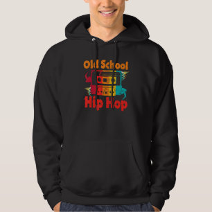 Retro Old School Hip Hop 80er 90s Mixtape Graphic Hoodie