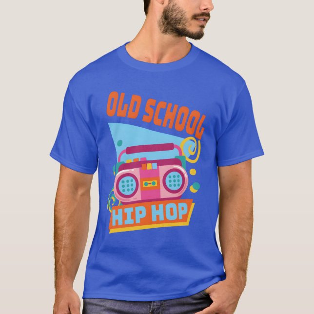 Retro Old School Hip Hop 80s 90s Graffiti Cassette T-Shirt (Vorderseite)