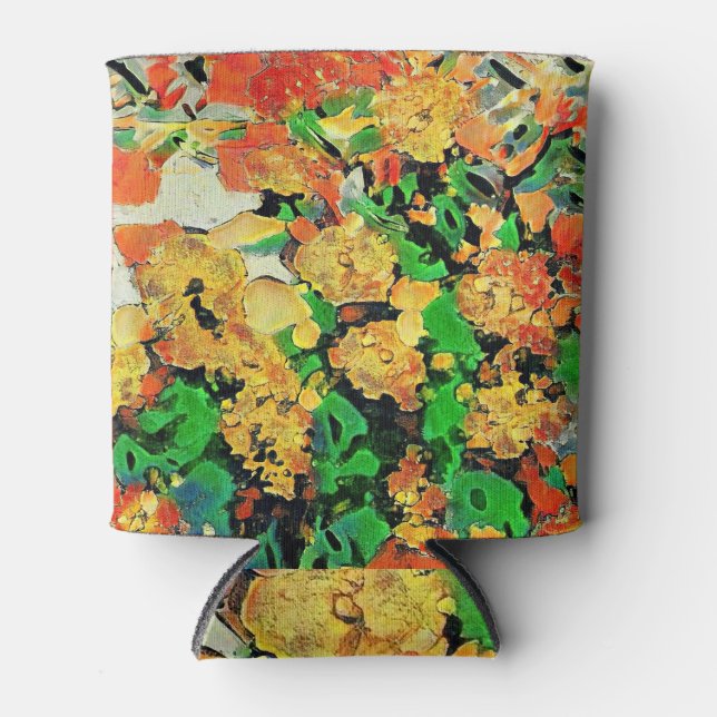 Retro-Ölgemälde: Van Gogh Monet Dosenkühler (Vorderseite)
