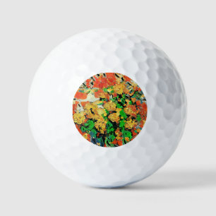 Retro-Ölgemälde: Van Gogh Monet Golfball