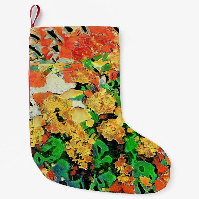 Retro-Ölgemälde: Van Gogh Monet Kleiner Weihnachtsstrumpf (Vorderseite)