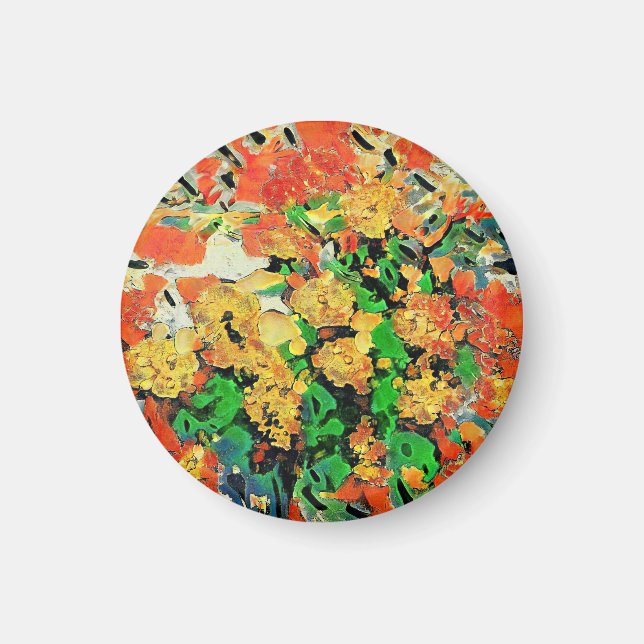 Retro-Ölgemälde: Van Gogh Monet Magnet (Vorne)