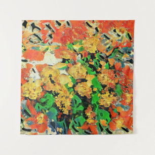 Retro-Ölgemälde: Van Gogh Monet Wandteppich