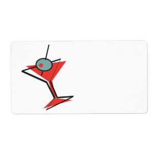 Retro-Oliven-Martini