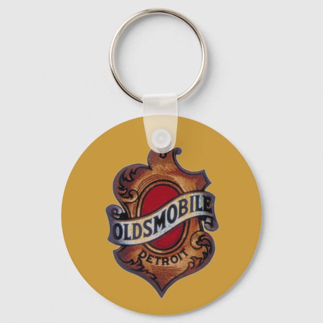Retro olsmobile Zeichen Schlüsselanhänger (Vorderseite)