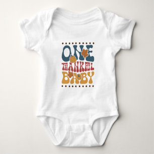 Retro One Dankbares Baby - Erntedankfest Strampler