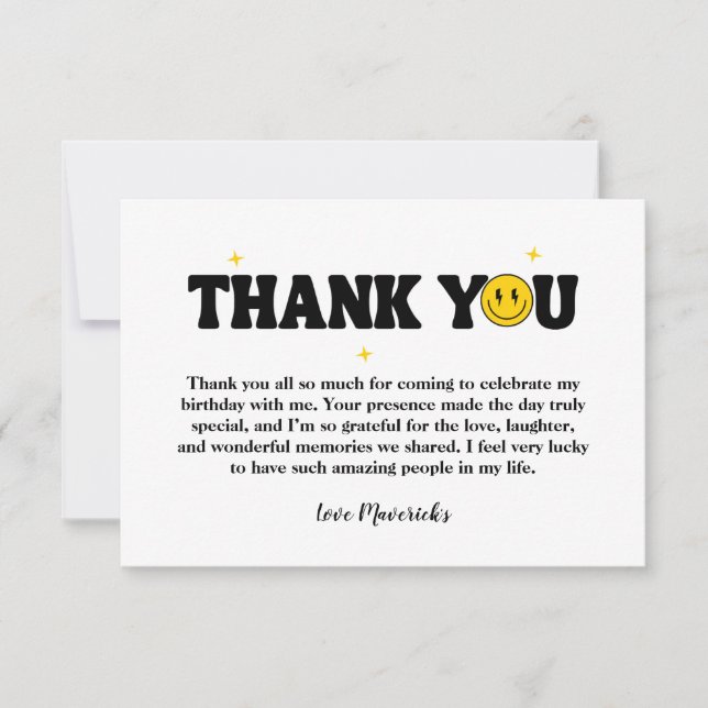 Retro One Happy Dude Smile Face Boy 1st Birthday (Vorderseite)