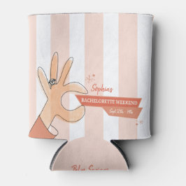 Retro One Last Fling Bachelorette Dosenkühler