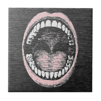 Retro-Open-Mouth-Schrei-Keramikfliese Fliese