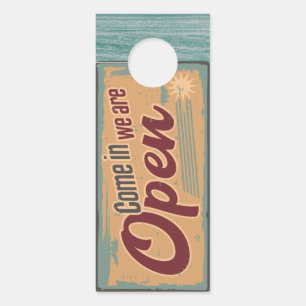 Retro Open oder Closed Shop Sign Türanhänger