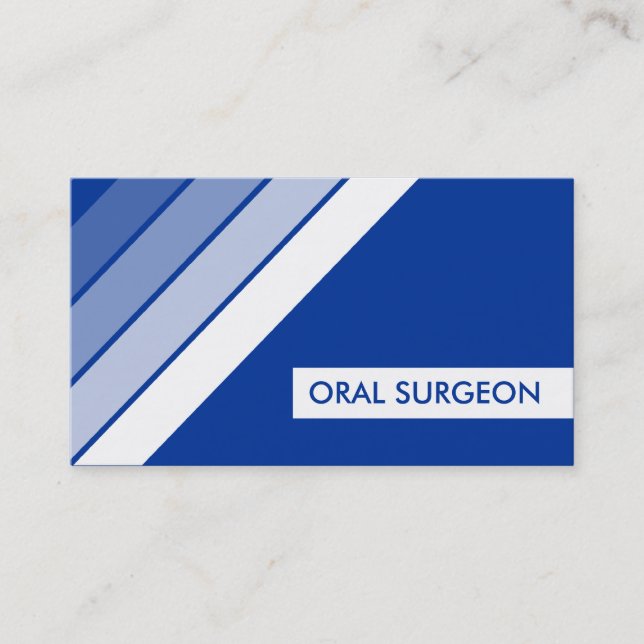 Retro ORALE SURGEON Visitenkarte (Vorderseite)