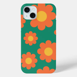 Retro Orange-Blume Case-Mate iPhone Hülle