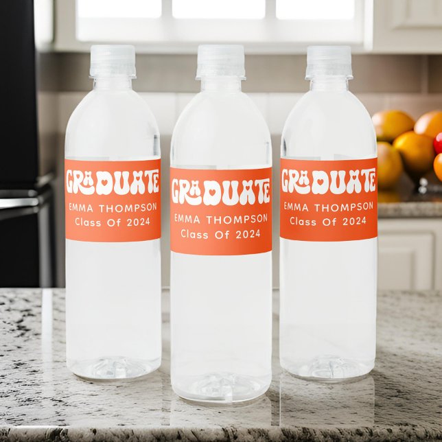 Retro Orange Graduate Class of 2024 (Von Creator hochgeladen)