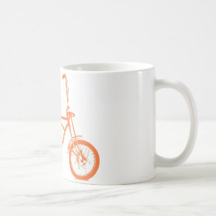 Retro Orange Krate Banana Seat Bike Kaffeetasse