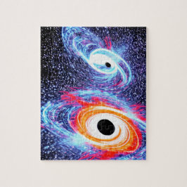 Retro Orange Red Blue Galaxy Sky Night im Weltraum