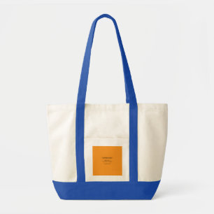 Retro Orange Textur – Sommerliche Stimmung Kunst Tragetasche