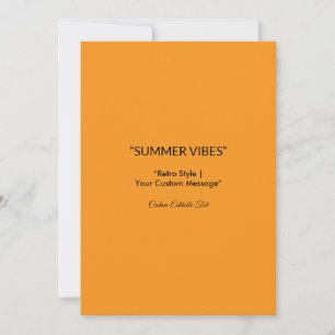 Retro Orange Texture - Summer Vibes Art Ankündigung