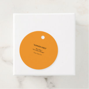 Retro Orange Texture - Summer Vibes Art Geschenkanhänger