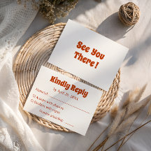Retro-Orange-Typografie-Hochzeit