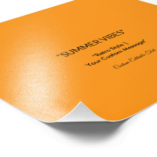 Retro-Orangetextur – Sommerstimmung Kunst Fotodruck