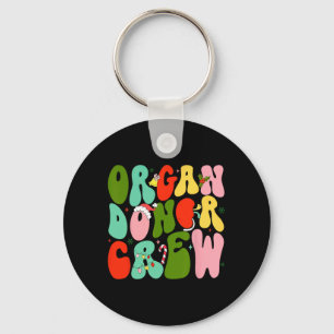 Retro Organ Spender Weihnachtsfeier Crew Spenden A Schlüsselanhänger