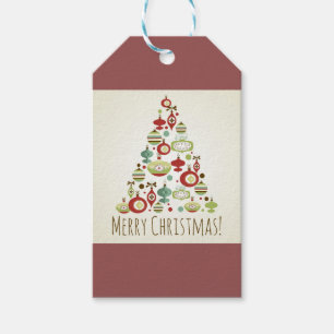 Retro Ornament Weihnachtsbaum Geschenkanhänger