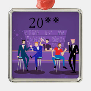 Rétro ornement de bar gay