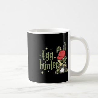 Retro-Oster-Eier-Jäger-Tarn-Hase mit Hut Kaffeetasse