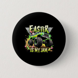 Retro Ostern ist mein Ding Monster Truck Offroad-S Button