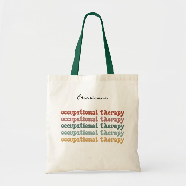 Retro OT Berufliche Therapie OT School Student Tragetasche (Vorne)
