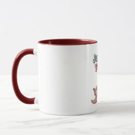 Retro Otter Calm Vibes Color Inside Mug Tasse