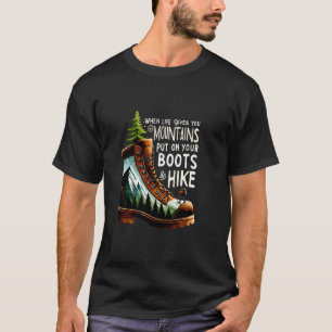 Retro Outdoor Nature Aktivitäten Lovers Wandern Ca T-Shirt