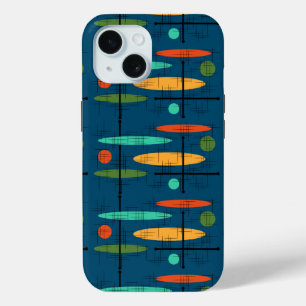 Retro Ovale Punkte & Linien Case-Mate iPhone Hülle