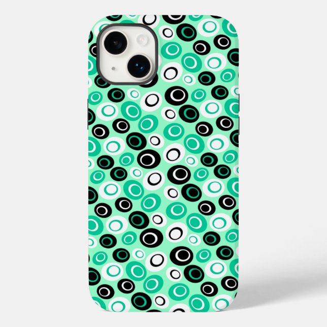 Retro-Ovals Case-Mate iPhone Hülle (Rückseite)