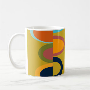 Retro-Ovals Kaffeetasse
