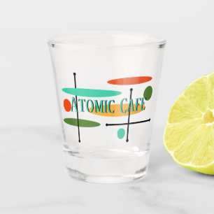 Retro-Ovals & Lines Schnapsglas