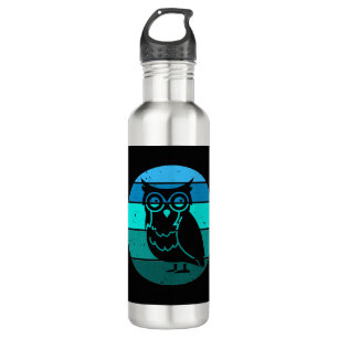 Retro Owl Edelstahlflasche