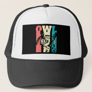 Retro Owl Truckerkappe