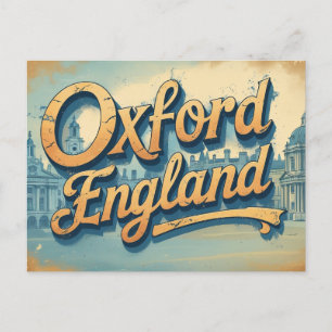 Retro Oxford Moments Postkarte