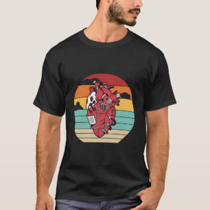 Retro Pacemakers Catheter Transplantation Open Hea T-Shirt