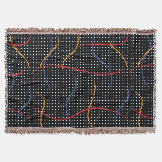 Retro Paint Spritzer und Punkte Decke (Vorderseite)