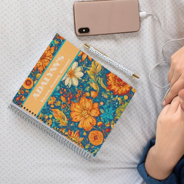 Retro Painting Abschluss Geschenke für Enkeltochte Notizbuch (Retro Painting Graduation Gifts for Granddaughter)