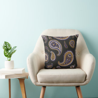 Retro Paisley Pattern Kissen