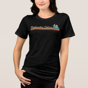 Retro Palisades Tahoe Sunset Ski Tri-Blend Shirt