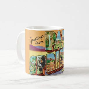 Retro Palm Springs Gruß-Tasse Kaffeetasse