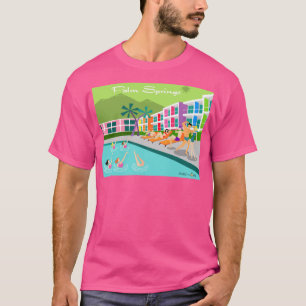 Retro Palm Springs Hotel T - Shirt