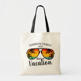 Retro Palm Trees Sonnenbrille Familienurlaub Tragetasche