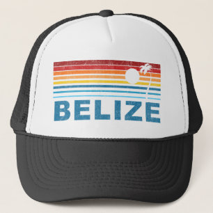 Retro Palme Belize Truckerkappe