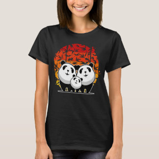 Retro Panda Bear Animal Retro Vintag 4 T-Shirt