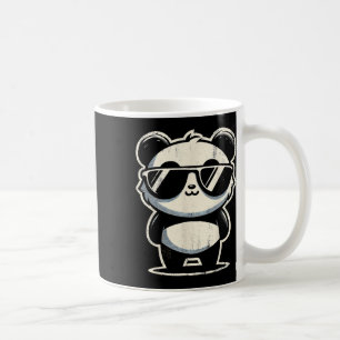 Retro Panda in Sonnenbrille BBQ Pool Party Lustige Kaffeetasse